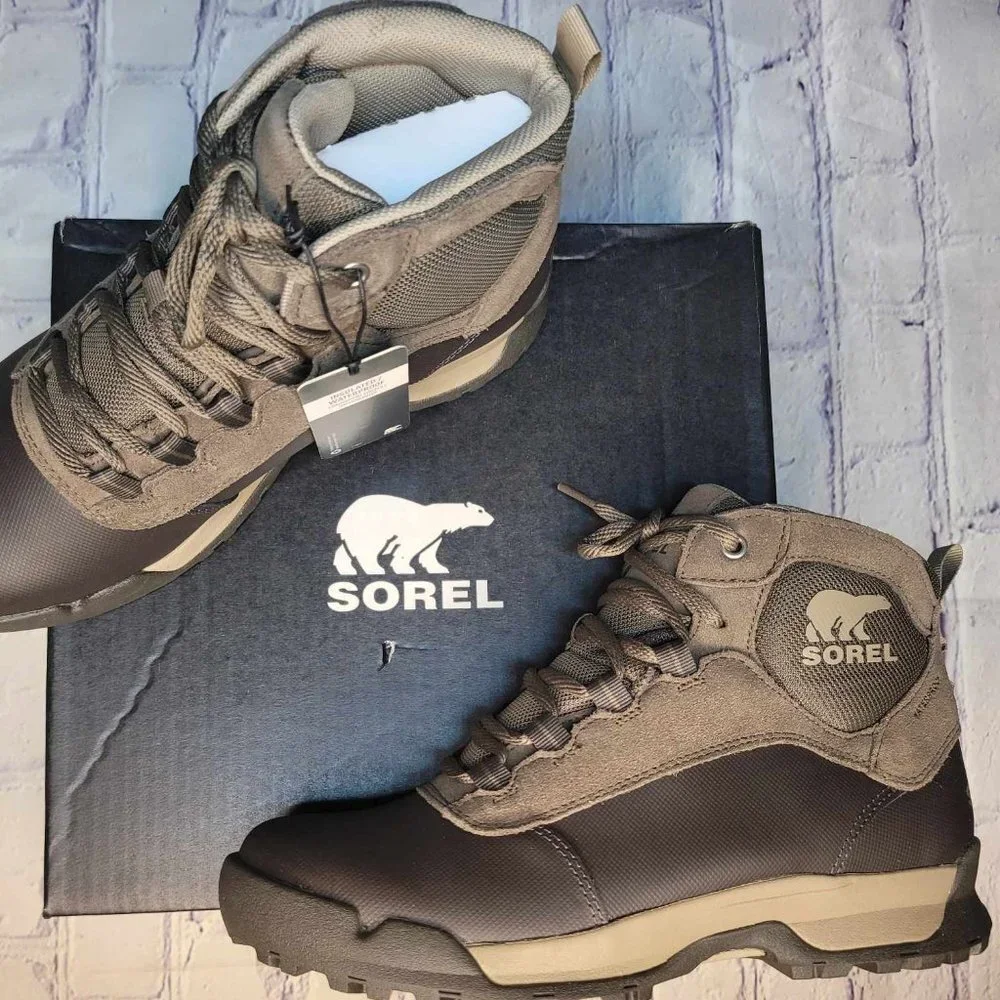 Sorel‎ Buxton Lite Lace WP Major, Jet Men's 8.5
